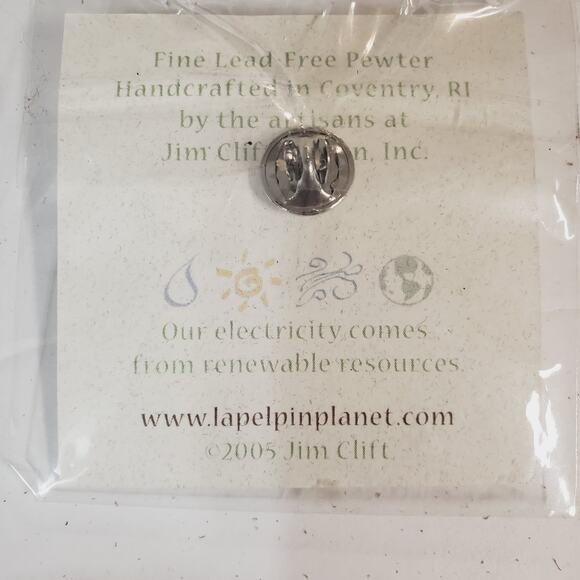 Handcast PEWTER Jim Clift Design, Inc. Pewter St. Louis Gateway Arch Lapel Pin - Picture 6 of 6